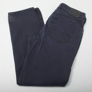 GARDEUR Men's Nigel 1 Dark Blue Straight Leg Cotton Blend Casual Chino Pants